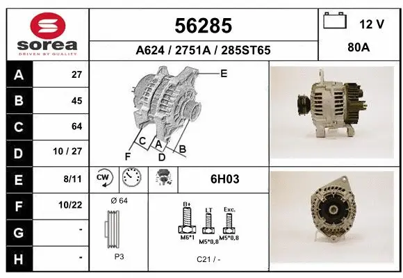 Alternator (56285)