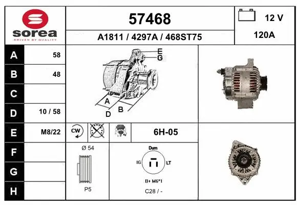 Alternator (57468)