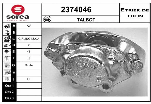 Brake Caliper (2374046)