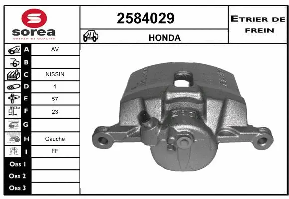Brake Caliper (2584029)