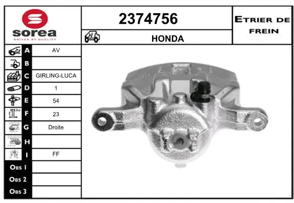 Brake Caliper (2374756)
