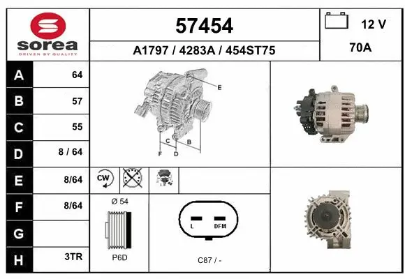 Alternator (57454)