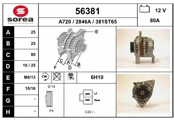 Alternator (56381)