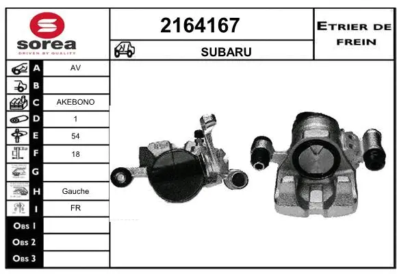 Brake Caliper (2164167)