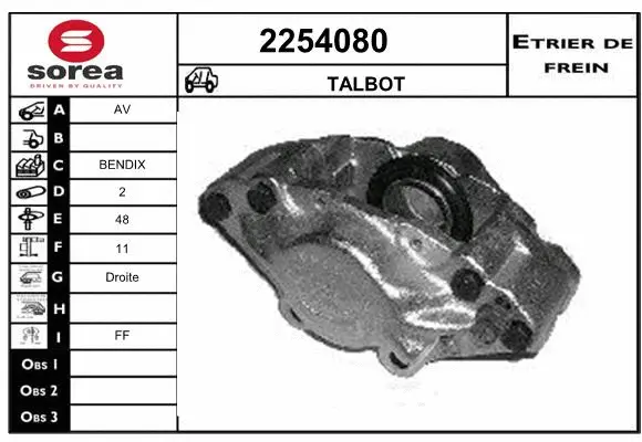 Brake Caliper (2254080)