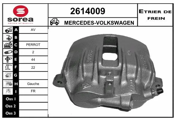 Brake Caliper (2614009)