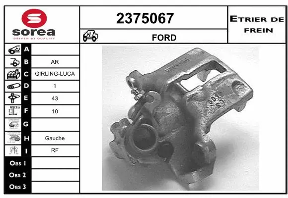 Brake Caliper (2375067)