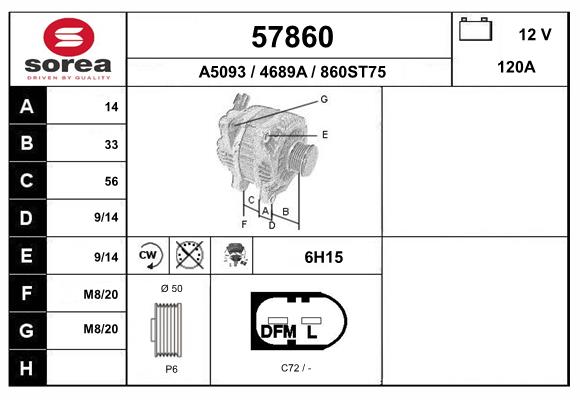 Alternator (57860)