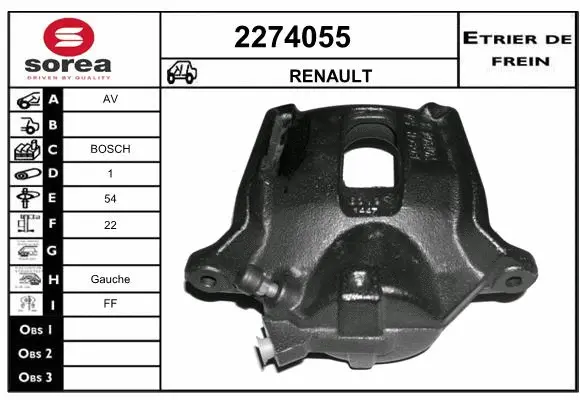 Brake Caliper (2274055)