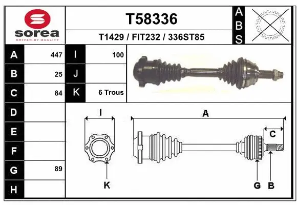 Drive Shaft (T58336)