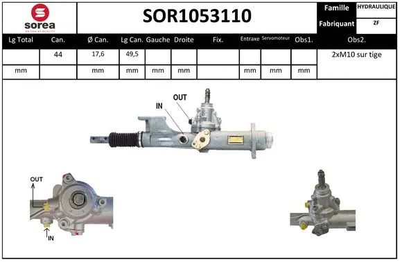 Steering Gear (SOR1053110)