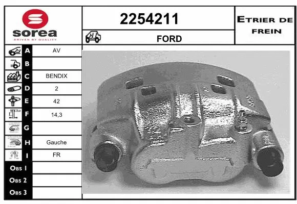 Brake Caliper (2254211)