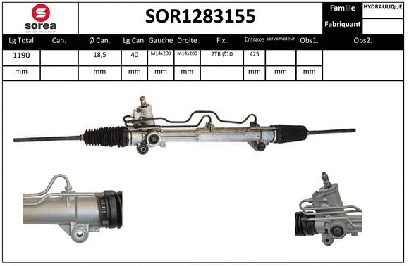 Steering Gear (SOR1283155)