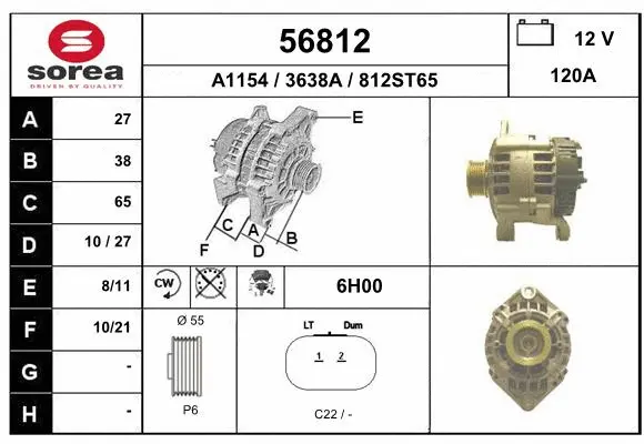 Alternator (56812)