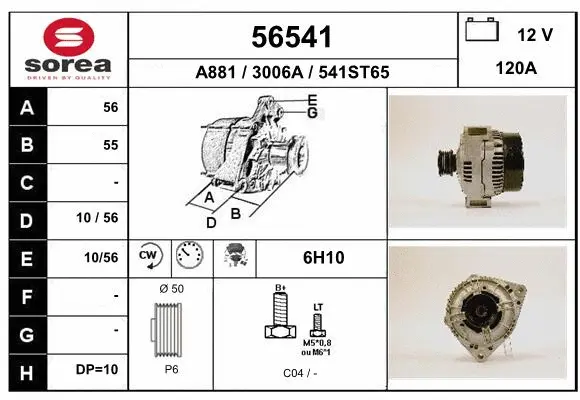 Alternator (56541)