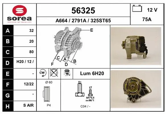 Alternator (56325)