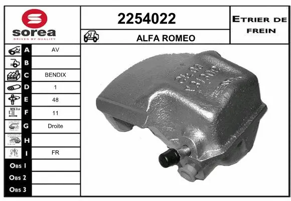 Brake Caliper (2254022)