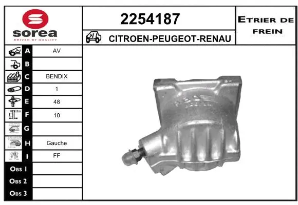 Brake Caliper (2254187)