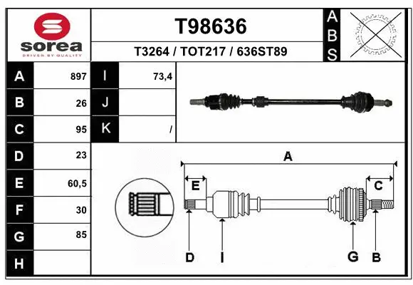Drive Shaft (T98636)