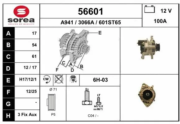 Alternator (56601)