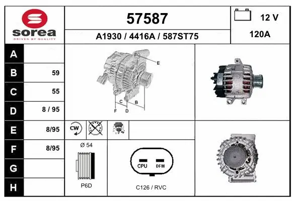 Alternator (57587)