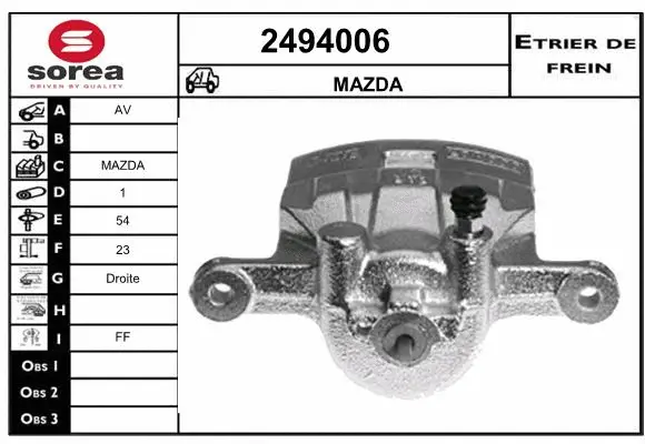 Brake Caliper (2494006)