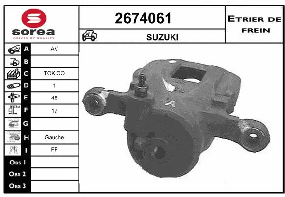 Brake Caliper (2674061)