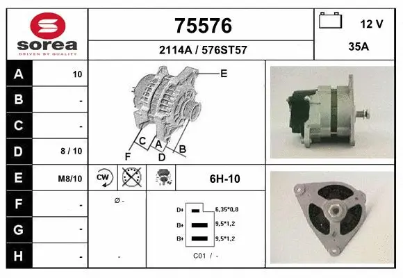 Alternator (75576)