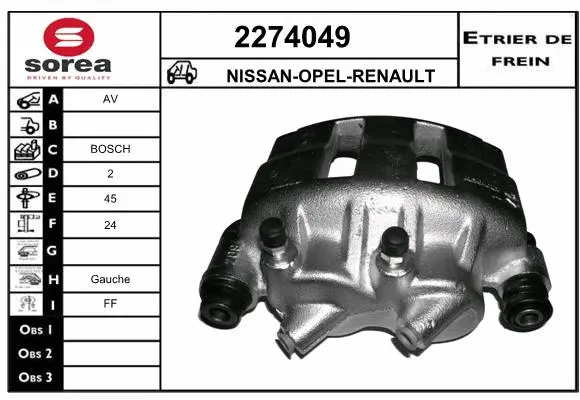 Brake Caliper (2274049)