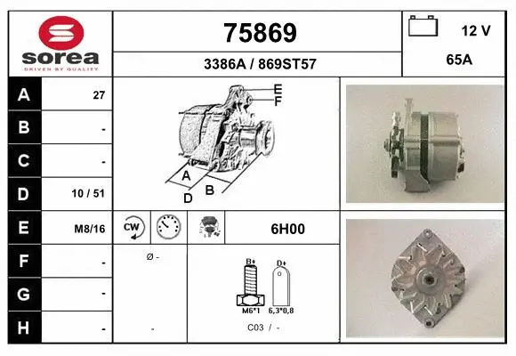 Alternator (75869)