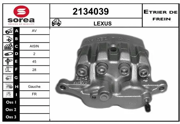 Brake Caliper (2134039)