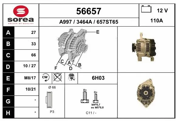 Alternator (56657)