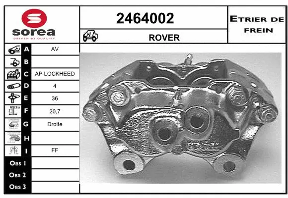 Brake Caliper (2464002)