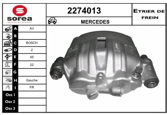 Brake Caliper (2274013)