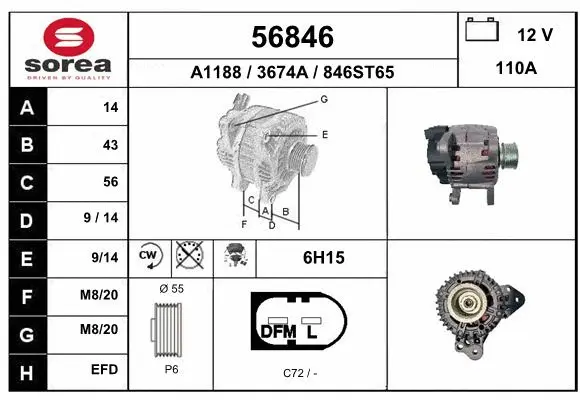 Alternator (56846)