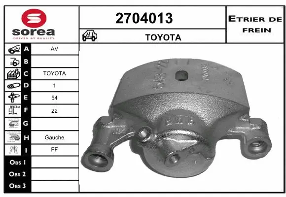 Brake Caliper (2704013)
