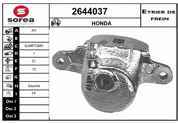 Brake Caliper (2644037)