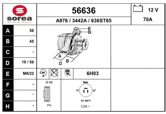 Alternator (56636)