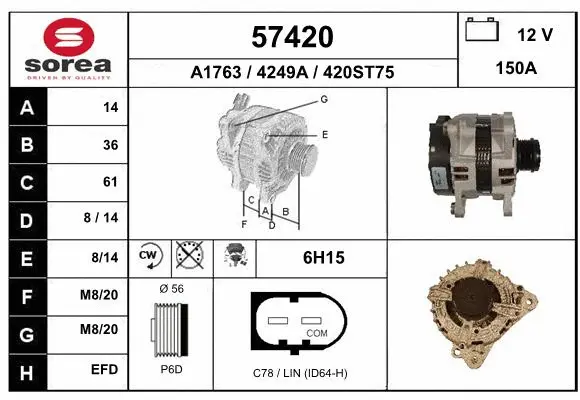 Alternator (57420)