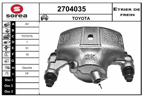 Brake Caliper (2704035)
