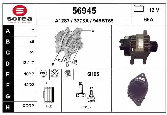 Alternator (56945)