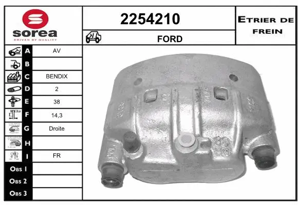 Brake Caliper (2254210)