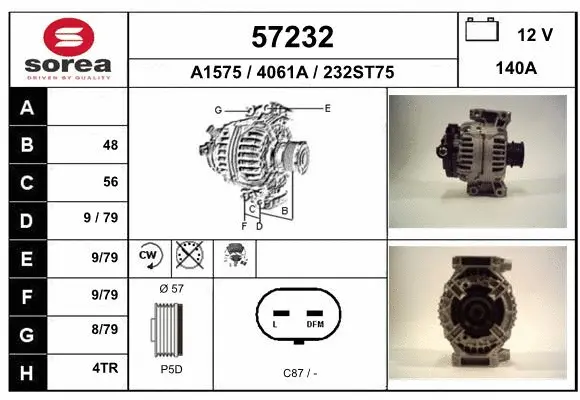 Alternator (57232)