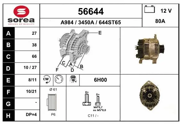Alternator (56644)
