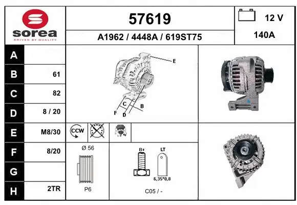 Alternator (57619)