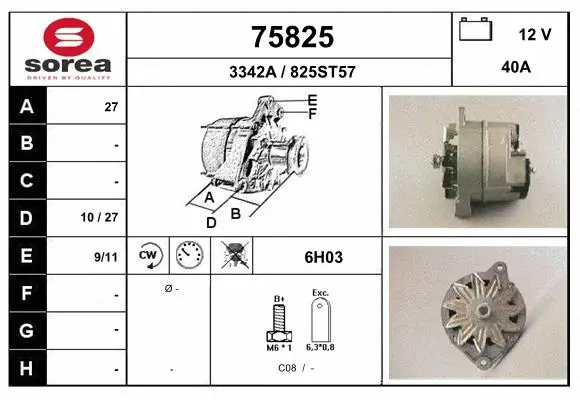 Alternator (75825)