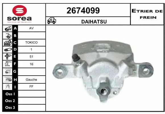Brake Caliper (2674099)