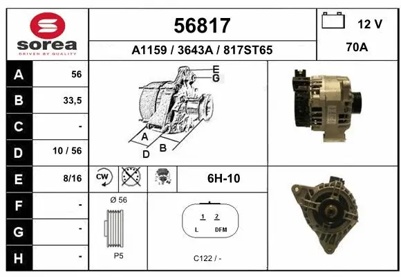 Alternator (56817)