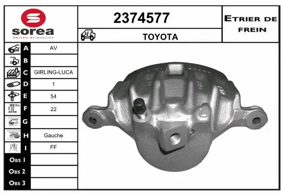Brake Caliper (2374577)