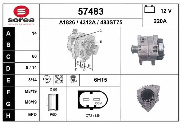 Alternator (57483)